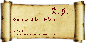 Kurutz Járfás névjegykártya